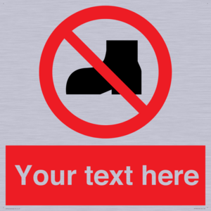 Custom No outdoor footwear